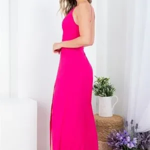 chinese dress ladies Bow Neck Maxi Dress – Cotton Voile by Erika Peña